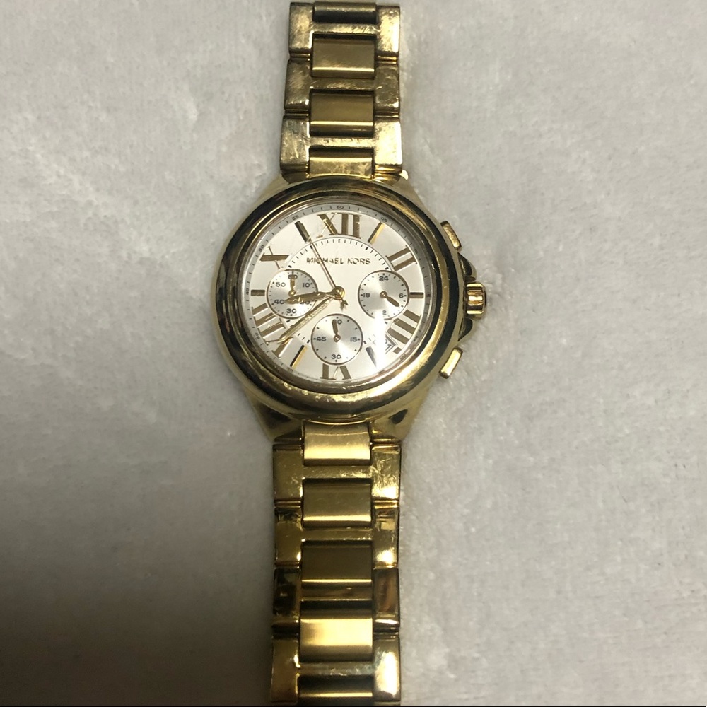 Used gold Michael kors watch